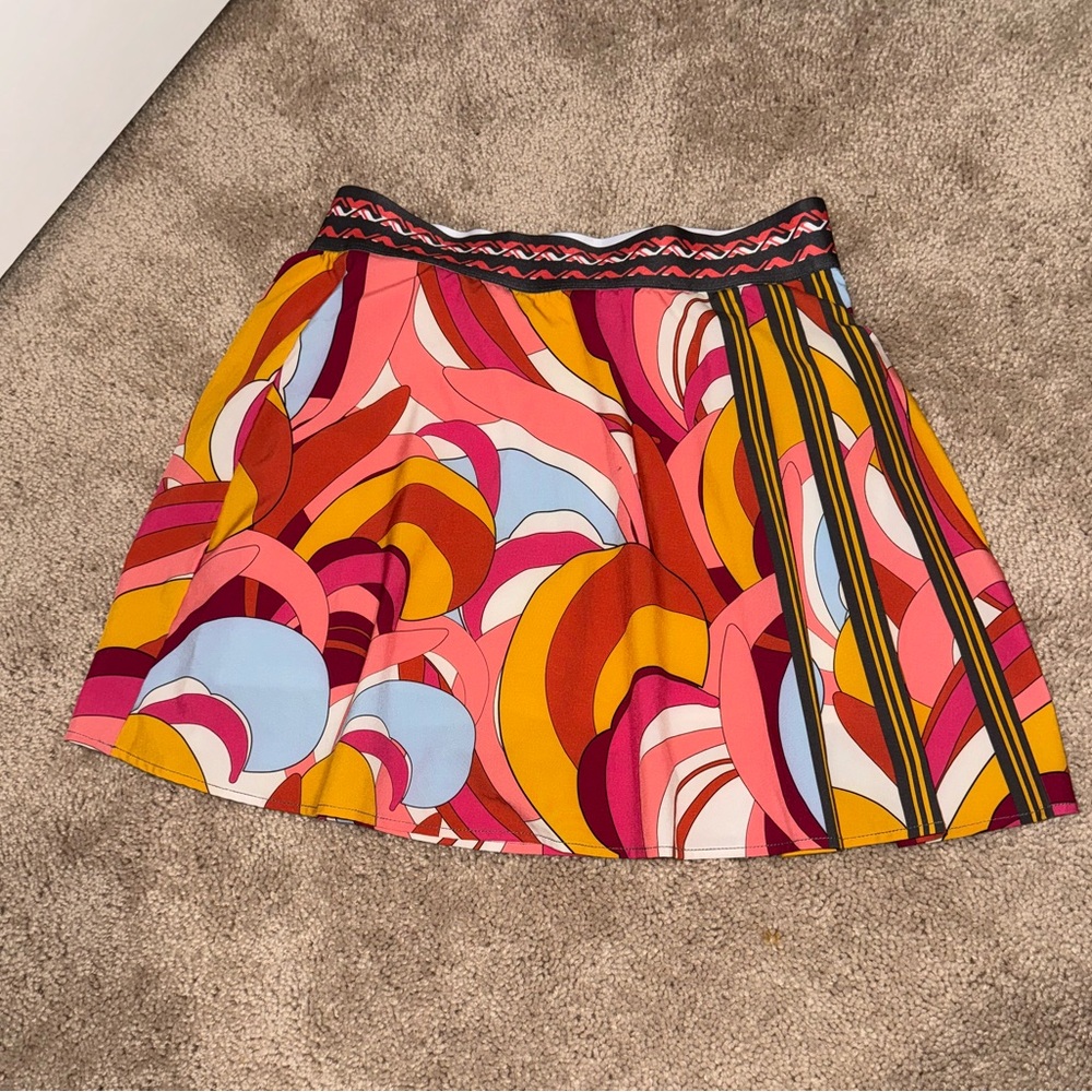 Johnny Was Multicolor Patterned Skirt